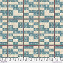 Blue Numbers – Tim Holtz Palette Monthly Collection | Free Spirit Fabric | Quilting Cotton by the Yard | Vintage Art Fabric in Blue