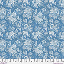 Blue Tapestry – Tim Holtz Palette Monthly Collection | Free Spirit Fabric | Quilting Cotton by the Yard | Vintage Art Fabric in Blue