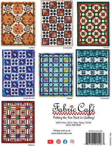 Make It Home with 3-Yard Quilts || Fabric Cafe || Pattern Book || 21 Projects!