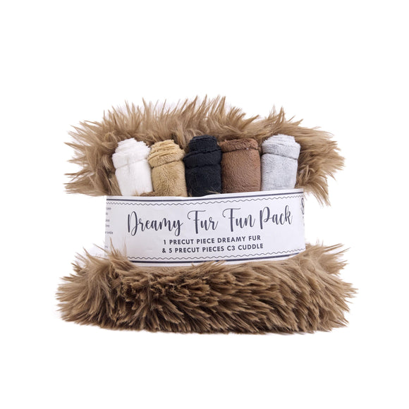 Dreamy Fur Fun Pack Truffle || Shannon Fabrics Cuddle