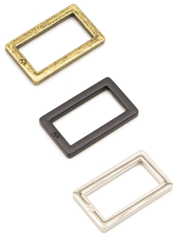 ByAnnie Rectangle Ring - 1" - Set of Two
