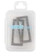 ByAnnie Rectangle Ring - 1 1/2" - Set of Two