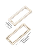 ByAnnie Rectangle Ring - 1 1/2" - Set of Two