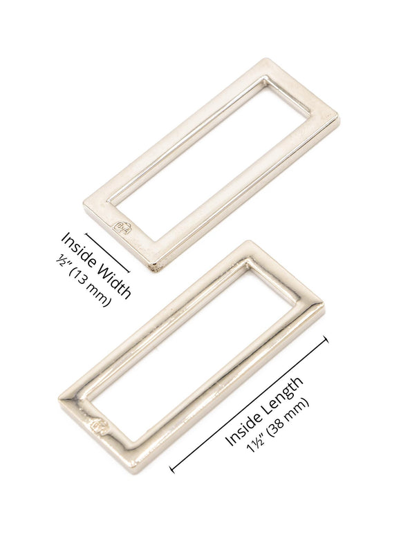 ByAnnie Rectangle Ring - 1 1/2" - Set of Two
