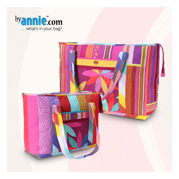 Two Big Totes || ByAnnie Bag Pattern with Add-On Video