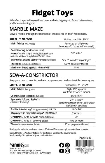 Fidget Toys || ByAnnie Jump Starters Pattern with Add-On Video