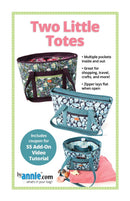 Two Little Totes || ByAnnie Bag Pattern with Add-On Video