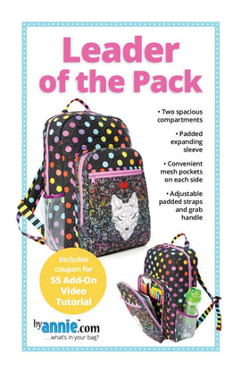 Leader of the Pack || ByAnnie Bag Pattern with Add-On Video