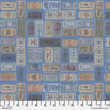 Tim Holtz Palette - Indigo Tickets || Indigo Collection || Free Spirit Fabrics