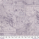 Purple Map || Tim Holtz Palette Monthly Collection || Free Spirit