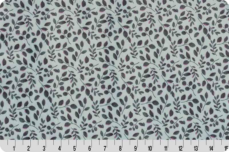 Garden Leaves Green - Meet Me in the Garden Quilting Cuddle® Collection - Shannon Fabrics - 43" wide