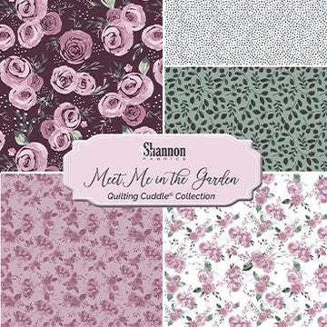 Garden Leaves Green - Meet Me in the Garden Quilting Cuddle® Collection - Shannon Fabrics - 43" wide