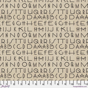 Charcoal Typography - Charcoal || Tim Holtz Palette Monthly Collection || Free Spirit