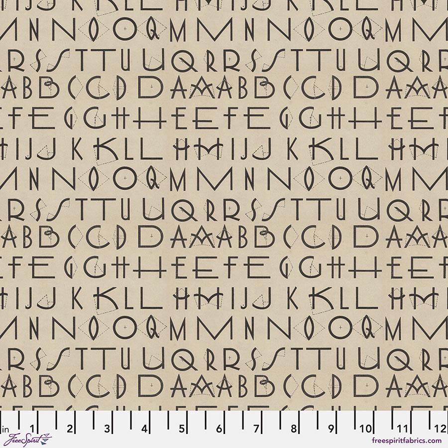 Charcoal Typography - Charcoal || Tim Holtz Palette Monthly Collection || Free Spirit