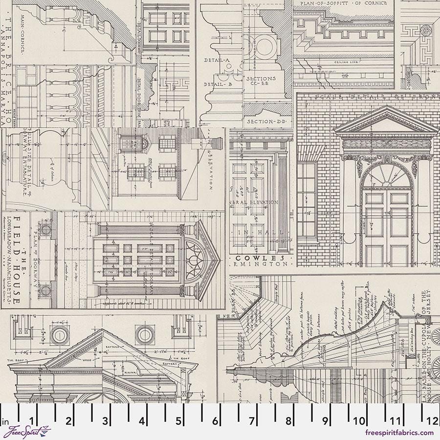 Charcoal Schematics - Charcoal || Tim Holtz Palette Monthly Collection || Free Spirit