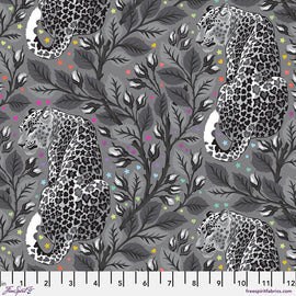 Beautymark - Shadow - Tula Pink Graywork Collection from Free Spirit Fabrics