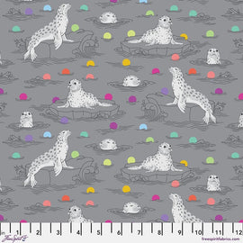 Seal the Deal - Shadow - Tula Pink Graywork Collection from Free Spirit Fabrics