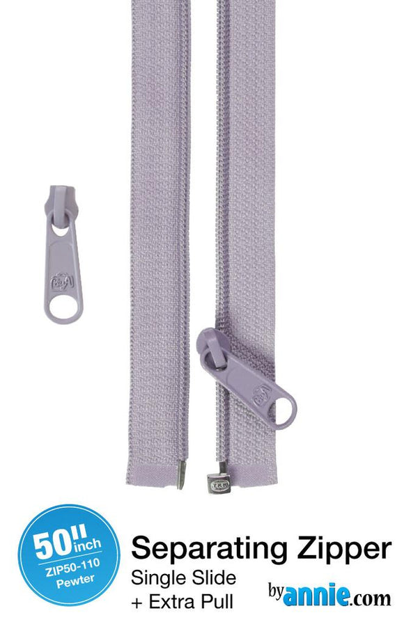 ByAnnie 50" Separating Zipper + Extra slide