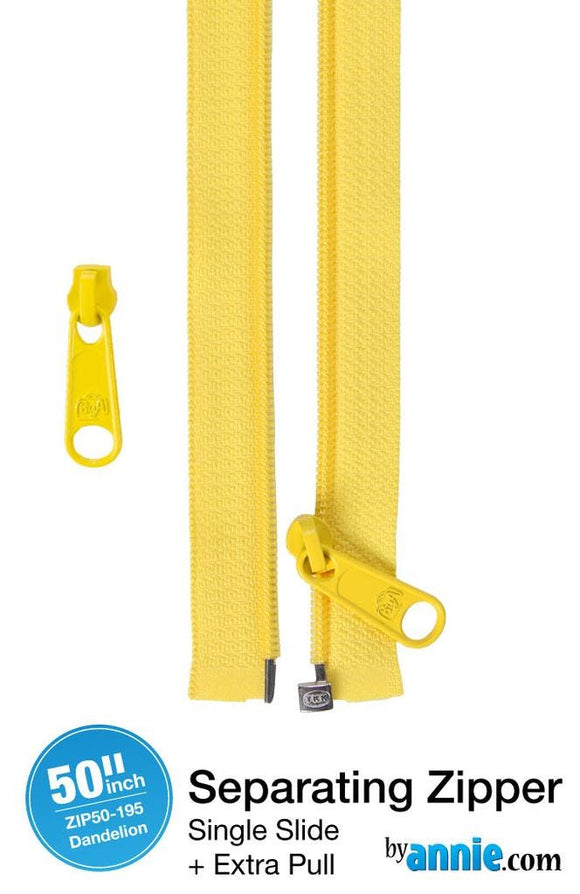 ByAnnie 50" Separating Zipper + Extra slide