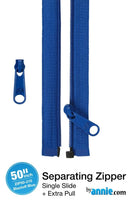 ByAnnie 50" Separating Zipper + Extra slide