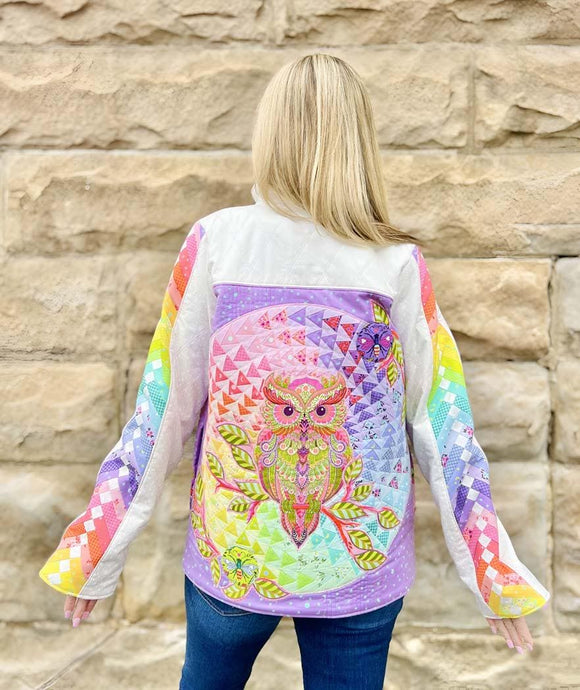 Bella Arcs & Beauties FPP Expansion Pack Pattern for Quilting Elissa - Bella Quilted Coat from ByAnnie