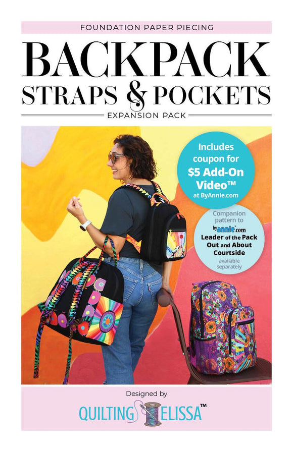 Backpack Straps and Pockets FPP Expansion Pack by Quilting Elissa from ByAnnie