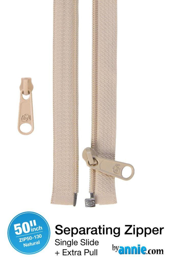 ByAnnie 50" Separating Zipper + Extra slide