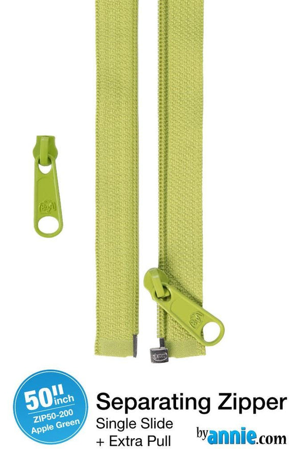 ByAnnie 50" Separating Zipper + Extra slide