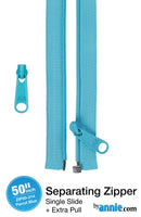 ByAnnie 50" Separating Zipper + Extra slide