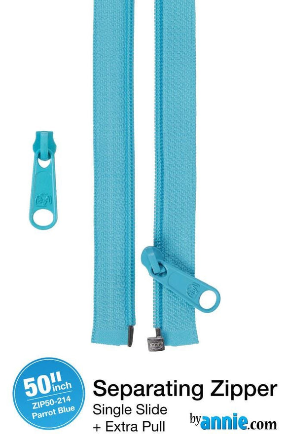 ByAnnie 50" Separating Zipper + Extra slide