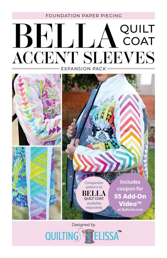 Bella Accent Sleeves FPP Expansion Pack for Quilting Elissa - Bella Quilted Coat from ByAnnie