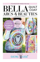 Bella Arcs & Beauties FPP Expansion Pack Pattern for Quilting Elissa - Bella Quilted Coat from ByAnnie