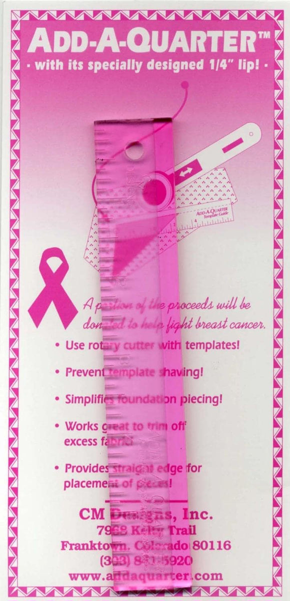 ADD-A-QUARTER PLUS Ruler
