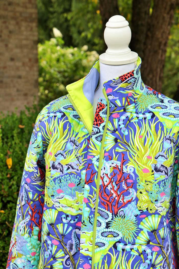 Bella Quilt Coat Pattern for Quilting Elissa - from ByAnnie