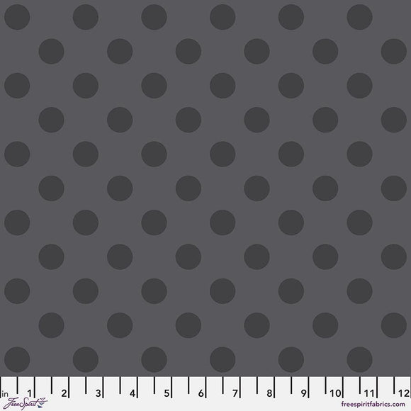 Pom Pom - Carbon || True Colors Graywork || - Tula Pink || Quilting Cotton
