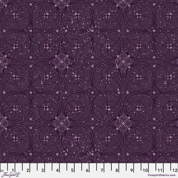 Enrapture Fabric by Giucy Giuce FreeSpirit | Flourish - Amethyst | Quilting Cotton 44" Wide Premium Fabric