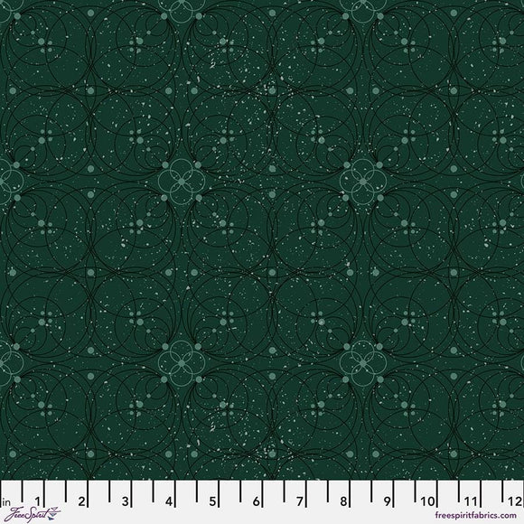 Enrapture Fabric by Giucy Giuce FreeSpirit | Flourish - Emerald | Quilting Cotton 44" Wide Premium Fabric