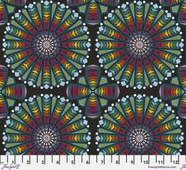 Enrapture Fabric by Giucy Giuce FreeSpirit | Stained Glass - Morning | Quilting Cotton 44" Wide Premium Fabric