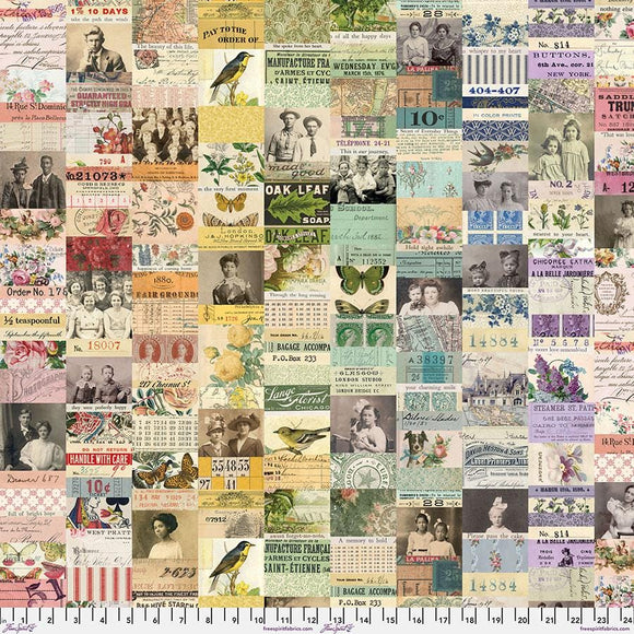 Multi Collage || Tim Holtz Palette Monthly Collection || Free Spirit