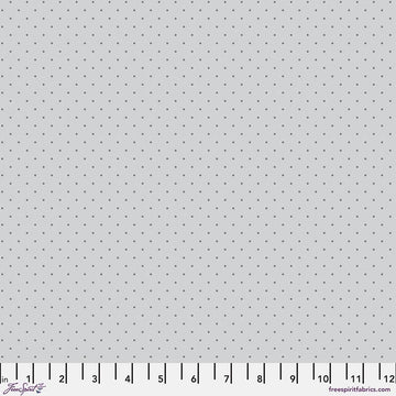 Tiny Dots - Fog || True Colors Graywork || - Tula Pink || Quilting Cotton