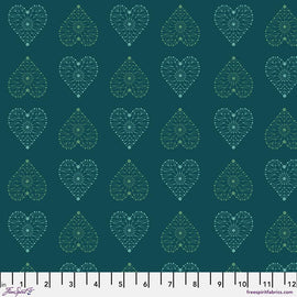 Enrapture Fabric by Giucy Giuce FreeSpirit | Amour - Turquoise | Quilting Cotton 44" Wide Premium Fabric