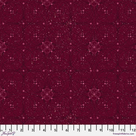 Enrapture Fabric by Giucy Giuce FreeSpirit | Flourish - Garnet | Quilting Cotton 44" Wide Premium Fabric