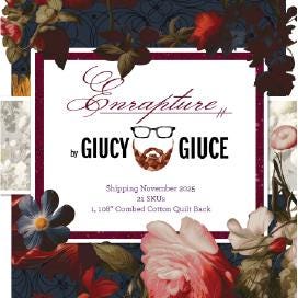 Enrapture Fabric by Giucy Giuce FreeSpirit | Striation - Piano | Quilting Cotton 44" Wide Premium Fabric