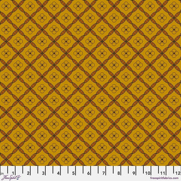 Enrapture Fabric by Giucy Giuce FreeSpirit | Tiles - Carnelian | Quilting Cotton 44" Wide Premium Fabric