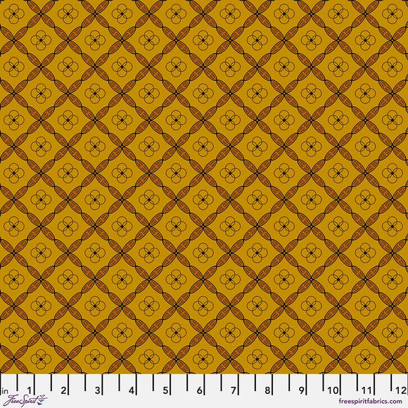 Enrapture Fabric by Giucy Giuce FreeSpirit | Tiles - Carnelian | Quilting Cotton 44" Wide Premium Fabric