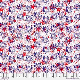 Shooting Stars - Patriotic Americana Fabric FreeSpirit Patriotic Quilting Cotton Red White Blue