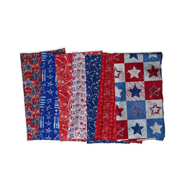 Stars in the Sky SM - Blue Americana Fabric FreeSpirit Patriotic Quilting Cotton