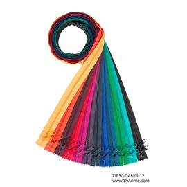 ByAnnie 30" Double-Slide Zipper - Darks