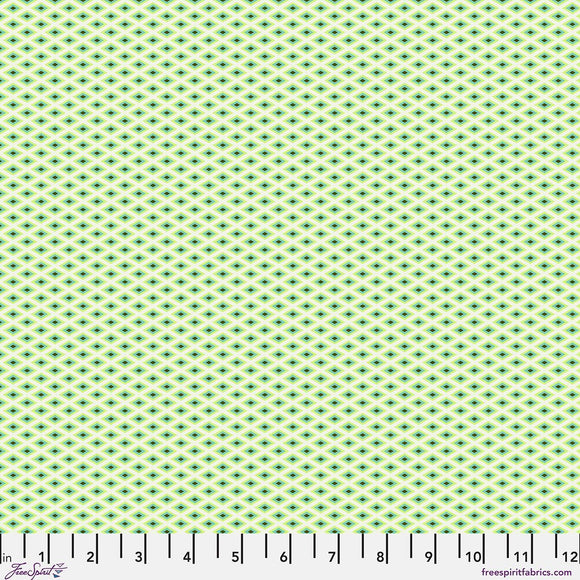 Lighthouse Windows - Seagrass || Tula Pink - Floral Reef II Quilting Cotton