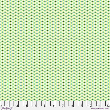 Lighthouse Windows - Seagrass || Tula Pink - Floral Reef II Quilting Cotton